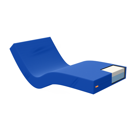 Materasso Geriatrico Memory - Sfoderabile, Rivestimento Sanitario impermeabile.