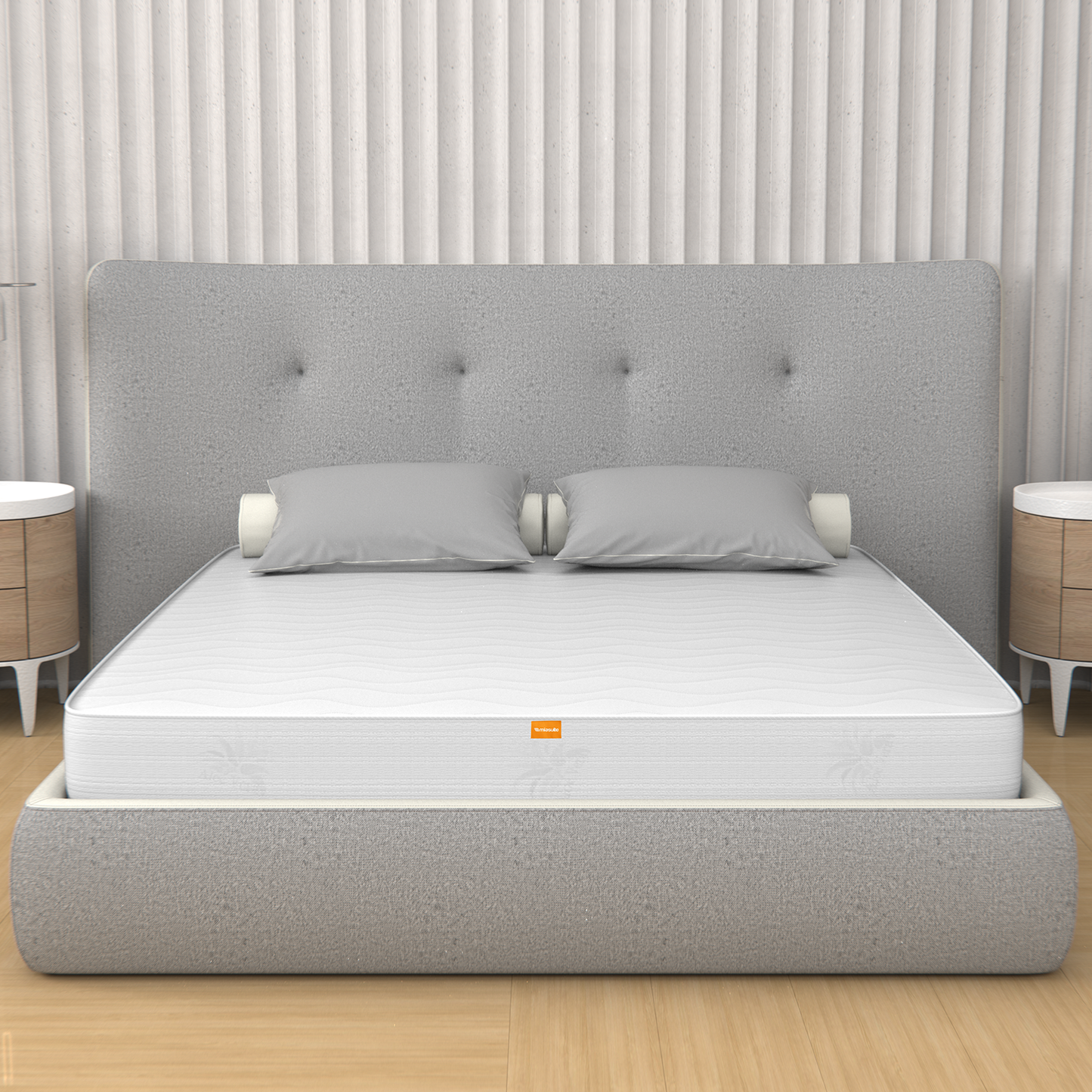 Materasso per Divano Letto, alto 10 cm - Rivestimento Aloe Vera | Plus H10