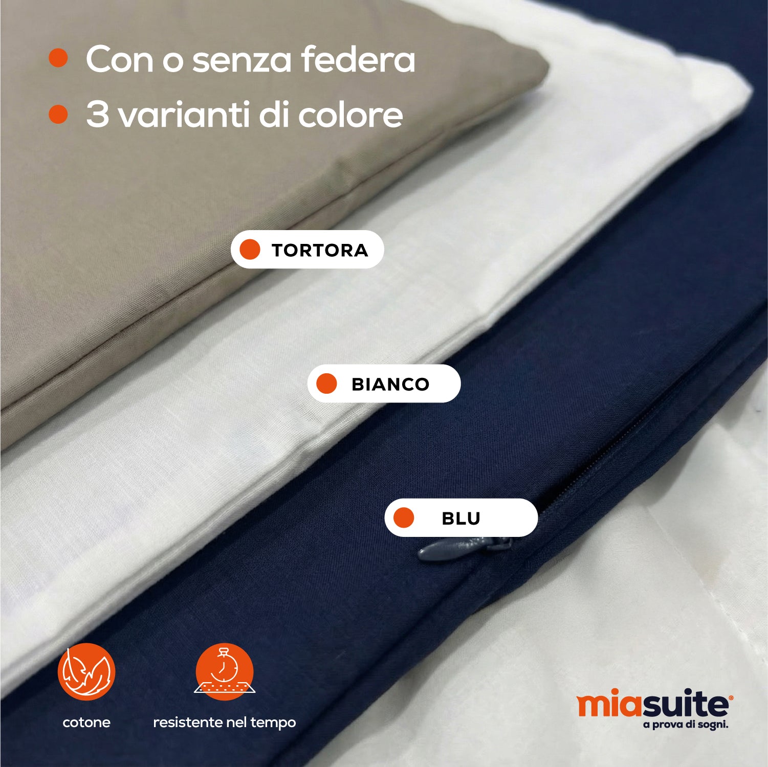 Cuscino Hug 40x145 cm colore federe