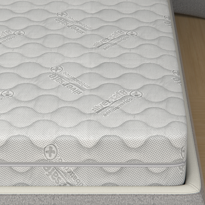 Materasso Sfoderabile Memory Foam e Molle Insacchettate, alto 25 cm - Ortopedico, Rivestimento Silver - Box System, 100% Made in Italy | Sensation